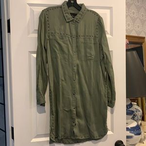 Rails studded shirt dress